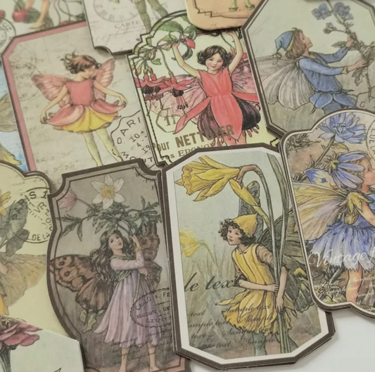 60 Pieces of Vintage Fairy Tale Stickers