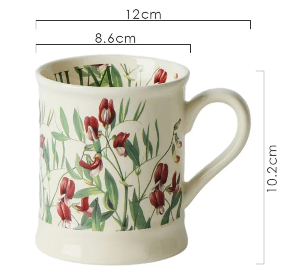 European Classical Ceramic Flower Cup