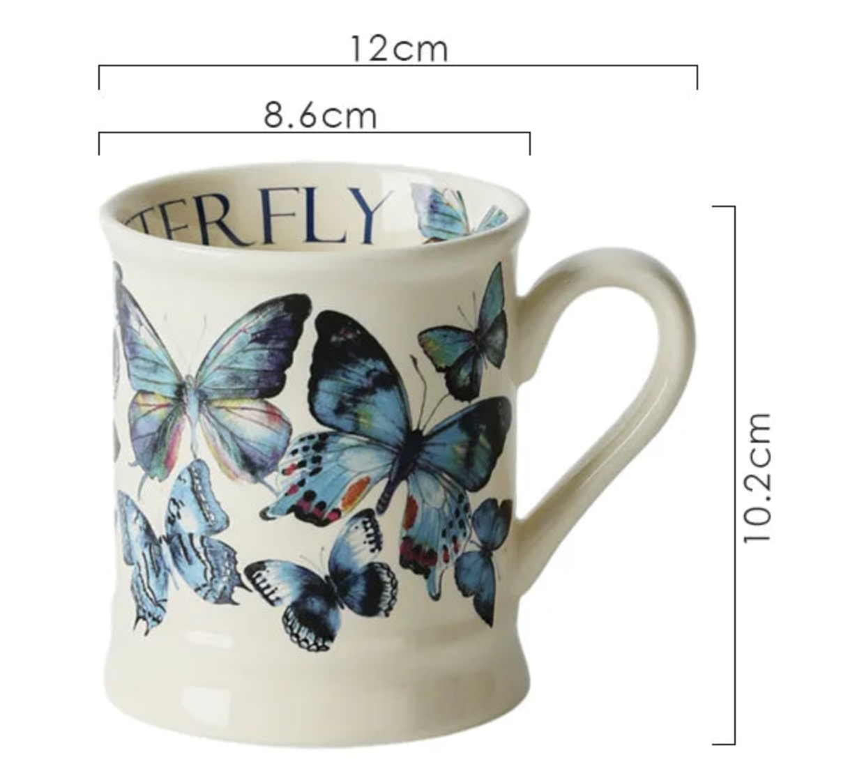 European Classical Ceramic Flower Cup