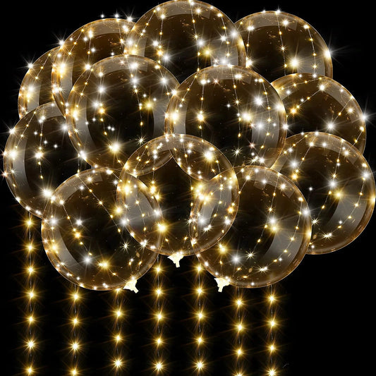 10Pcs LED Light Up Balloons